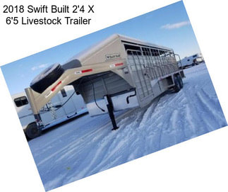 2018 Swift Built 2\'4 X 6\'5 Livestock Trailer