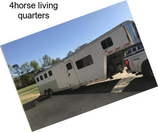 4horse living quarters