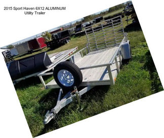 2015 Sport Haven 6X12 ALUMINUM Utility Trailer