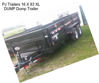 PJ Trailers 16 X 83 XL DUMP Dump Trailer