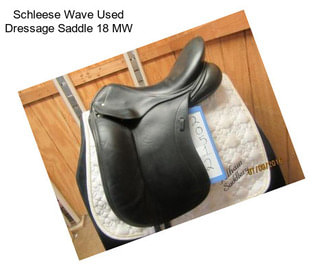 Schleese Wave Used Dressage Saddle 18\