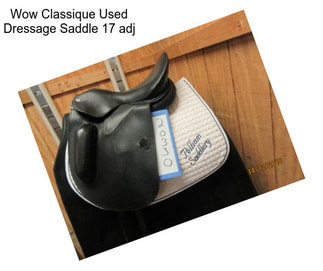 Wow Classique Used Dressage Saddle 17\