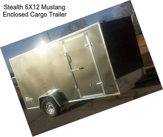 Stealth 6X12 Mustang Enclosed Cargo Trailer