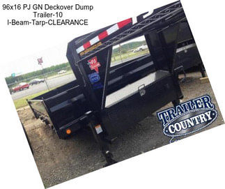 96x16 PJ GN Deckover Dump Trailer-10\