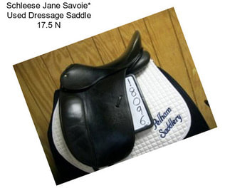 Schleese Jane Savoie* Used Dressage Saddle 17.5\