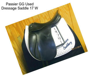 Passier GG Used Dressage Saddle 17\