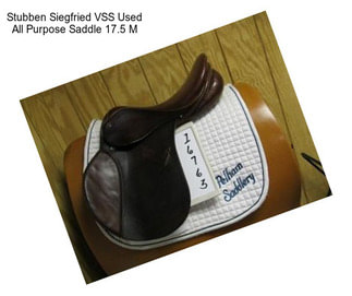 Stubben Siegfried VSS Used All Purpose Saddle 17.5\