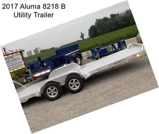 2017 Aluma 8218 B Utility Trailer