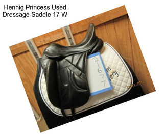 Hennig Princess Used Dressage Saddle 17\