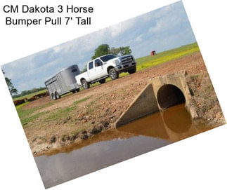 CM Dakota 3 Horse Bumper Pull 7\' Tall