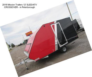 2018 Mission Trailers 12\' SLED/ATV CROSSOVER - in Peterborough
