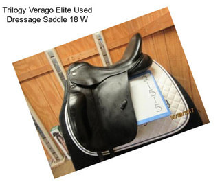 Trilogy Verago Elite Used Dressage Saddle 18\