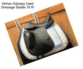 Verhan Odyssey Used Dressage Saddle 18\