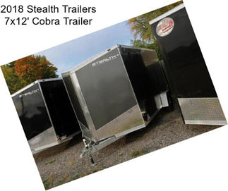 2018 Stealth Trailers 7x12\' Cobra Trailer