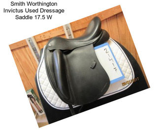 Smith Worthington Invictus Used Dressage Saddle 17.5\