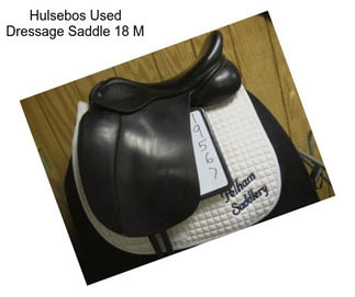 Hulsebos Used Dressage Saddle 18\