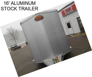 16\' ALUMINUM STOCK TRAILER