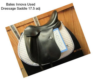 Bates Innova Used Dressage Saddle 17.5\