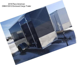 2018 Pace American OB6X12S12 Enclosed Cargo Trailer