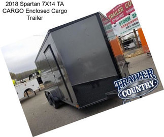 2018 Spartan 7X14 TA CARGO Enclosed Cargo Trailer