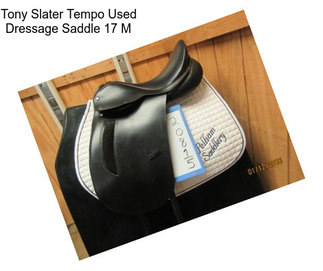 Tony Slater Tempo Used Dressage Saddle 17\