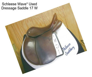 Schleese Wave* Used Dressage Saddle 17\