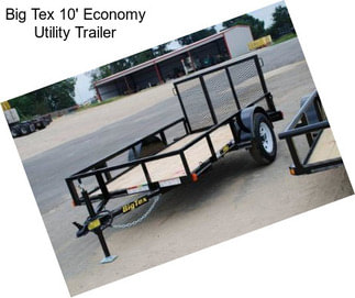 Big Tex 10\' Economy Utility Trailer