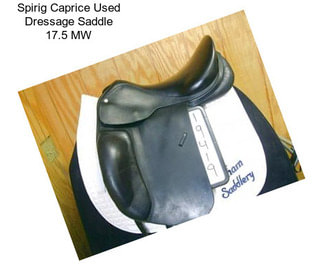 Spirig Caprice Used Dressage Saddle 17.5\