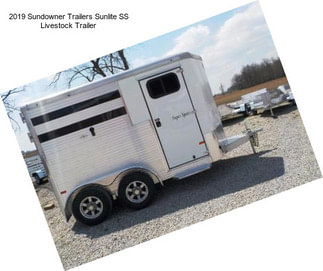 2019 Sundowner Trailers Sunlite SS Livestock Trailer