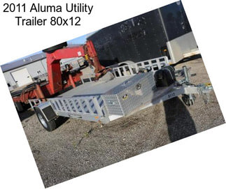 2011 Aluma Utility Trailer 80x12