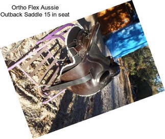 Ortho Flex Aussie Outback Saddle 15 in seat