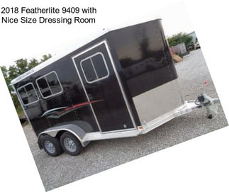 2018 Featherlite 9409 with Nice Size Dressing Room