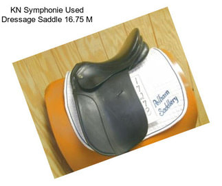 KN Symphonie Used Dressage Saddle 16.75\