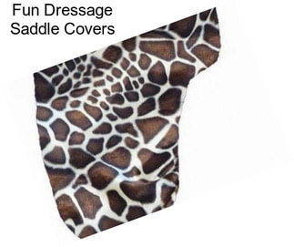 Fun Dressage Saddle Covers