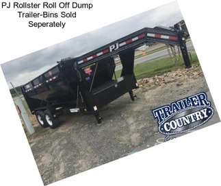 PJ Rollster Roll Off Dump Trailer-Bins Sold Seperately