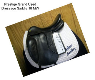 Prestige Grand Used Dressage Saddle 18\