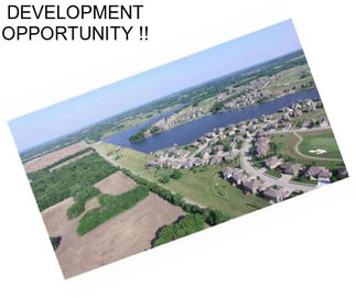 DEVELOPMENT OPPORTUNITY !!