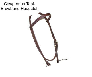 Cowperson Tack Browband Headstall