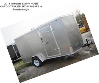 2018 Interstate 6x10 V-NOSE CARGO TRAILER SFC6X10SAFS in Peterborough