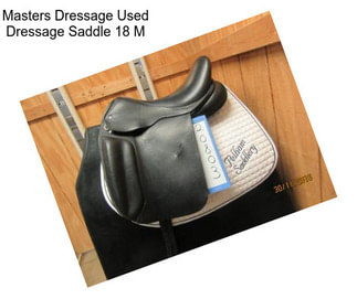 Masters Dressage Used Dressage Saddle 18\