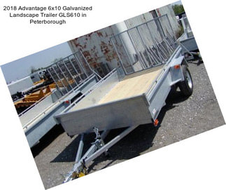 2018 Advantage 6x10 Galvanized Landscape Trailer GLS610 in Peterborough