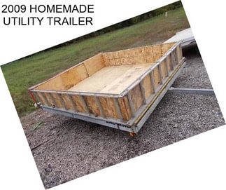 2009 HOMEMADE UTILITY TRAILER