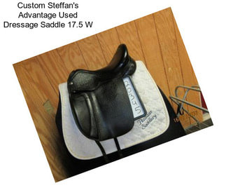 Custom Steffan\'s Advantage Used Dressage Saddle 17.5\