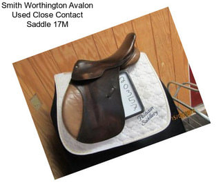 Smith Worthington Avalon Used Close Contact Saddle 17\