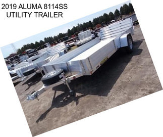 2019 ALUMA 8114SS UTILITY TRAILER