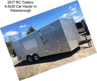 2017 RC Trailers 8.5x20 Car Hauler in Peterborough