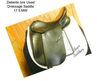 Detente Isis Used Dressage Saddle 17.5\