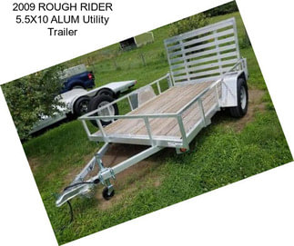 2009 ROUGH RIDER 5.5X10 ALUM Utility Trailer