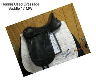 Hennig Used Dressage Saddle 17\