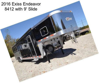 2016 Exiss Endeavor 8412 with 9\' Slide